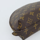 LOUIS VUITTON Monogram Trousse Demi Ronde Cosmetic Pouch M47520 LV Auth BA12323-16