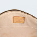 LOUIS VUITTON Monogram Trousse Demi Ronde Cosmetic Pouch M47520 LV Auth BA12323-9