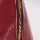LOUIS VUITTON Monogram Vernis Alma PM Hand Bag Rose Andian M91770 Auth BA12324-15