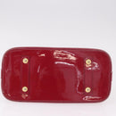 LOUIS VUITTON Monogram Vernis Alma PM Hand Bag Rose Andian M91770 Auth BA12324-20