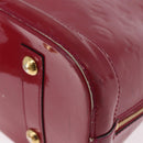 LOUIS VUITTON Monogram Vernis Alma PM Hand Bag Rose Andian M91770 Auth BA12324-11