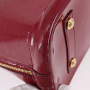 LOUIS VUITTON Monogram Vernis Alma PM Hand Bag Rose Andian M91770 Auth BA12324-21