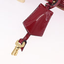 LOUIS VUITTON Monogram Vernis Alma PM Hand Bag Rose Andian M91770 Auth BA12324-24