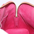 LOUIS VUITTON Monogram Vernis Alma PM Hand Bag Rose Andian M91770 Auth BA12324-28