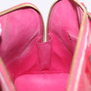 LOUIS VUITTON Monogram Vernis Alma PM Hand Bag Rose Andian M91770 Auth BA12324-29