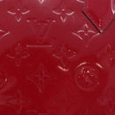 LOUIS VUITTON Monogram Vernis Alma PM Hand Bag Rose Andian M91770 Auth BA12324-3