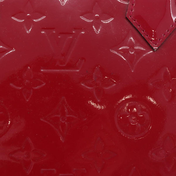 LOUIS VUITTON Monogram Vernis Alma PM Hand Bag Rose Andian M91770 Auth BA12324