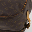 LOUIS VUITTON Monogram Saumur 35 Shoulder Bag M42254 LV Auth BA12326-14