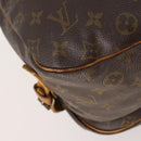 LOUIS VUITTON Monogram Saumur 35 Shoulder Bag M42254 LV Auth BA12326-15