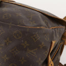 LOUIS VUITTON Monogram Saumur 35 Shoulder Bag M42254 LV Auth BA12326-16