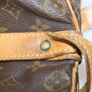 LOUIS VUITTON Monogram Saumur 35 Shoulder Bag M42254 LV Auth BA12326-9