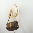 LOUIS VUITTON Monogram Saumur 35 Shoulder Bag M42254 LV Auth BA12326-28