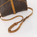LOUIS VUITTON Monogram Saumur 35 Shoulder Bag M42254 LV Auth BA12326-7