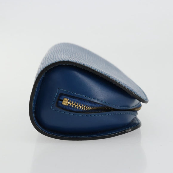 LOUIS VUITTON Epi Dauphine PM Pouch Blue M48445 LV Auth BA12330