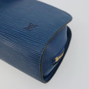 LOUIS VUITTON Epi Dauphine PM Pouch Blue M48445 LV Auth BA12330-7