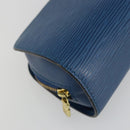 LOUIS VUITTON Epi Dauphine PM Pouch Blue M48445 LV Auth BA12330-14