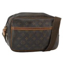 LOUIS VUITTON Monogram Reporter PM Shoulder Bag M45254 LV Auth BA12331-1