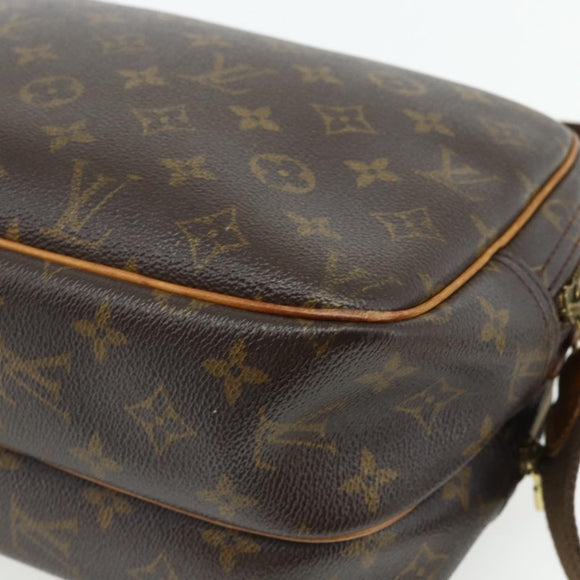 LOUIS VUITTON Monogram Reporter PM Shoulder Bag M45254 LV Auth BA12331