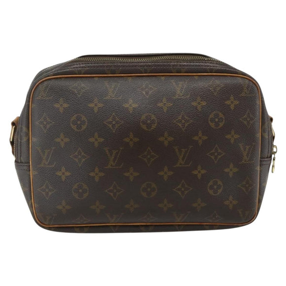 LOUIS VUITTON Monogram Reporter PM Shoulder Bag M45254 LV Auth BA12331
