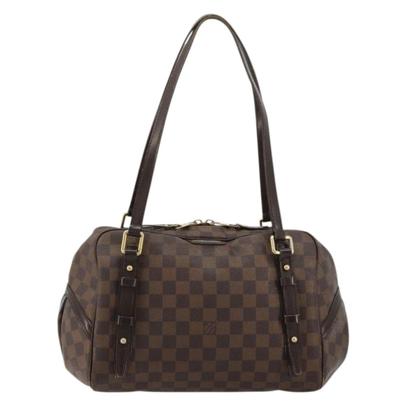 LOUIS VUITTON Damier Ebene Rivington PM Hand Bag N41157 LV Auth BA12332