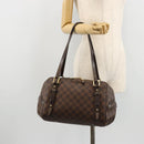 LOUIS VUITTON Damier Ebene Rivington PM Hand Bag N41157 LV Auth BA12332-22