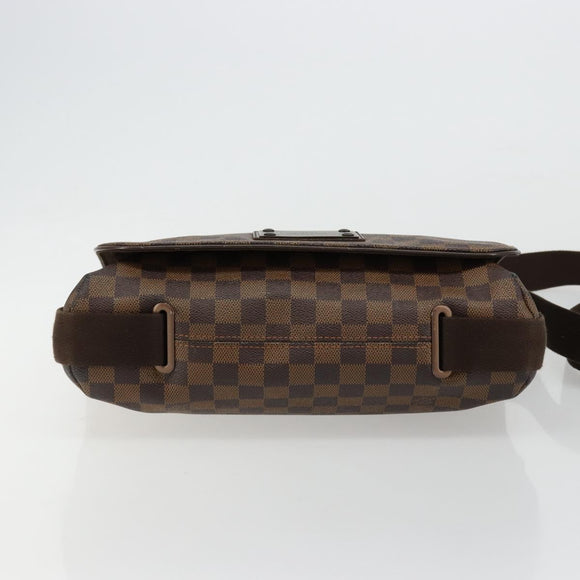 LOUIS VUITTON Damier Ebene Brooklyn PM Shoulder Bag N51210 LV Auth BA12333