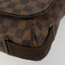 LOUIS VUITTON Damier Ebene Brooklyn PM Shoulder Bag N51210 LV Auth BA12333-9
