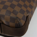 LOUIS VUITTON Damier Ebene Brooklyn PM Shoulder Bag N51210 LV Auth BA12333-16
