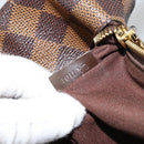 LOUIS VUITTON Damier Ebene Brooklyn PM Shoulder Bag N51210 LV Auth BA12333-11