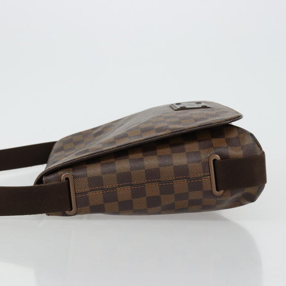 LOUIS VUITTON Damier Ebene Brooklyn PM Shoulder Bag N51210 LV Auth BA12333