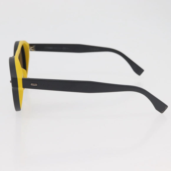 FENDI Sunglasses plastic Gray Auth BA12341