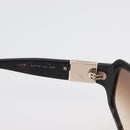PRADA Loewe Sunglasses plastic 2 Set Beige Black Auth BA12344-18
