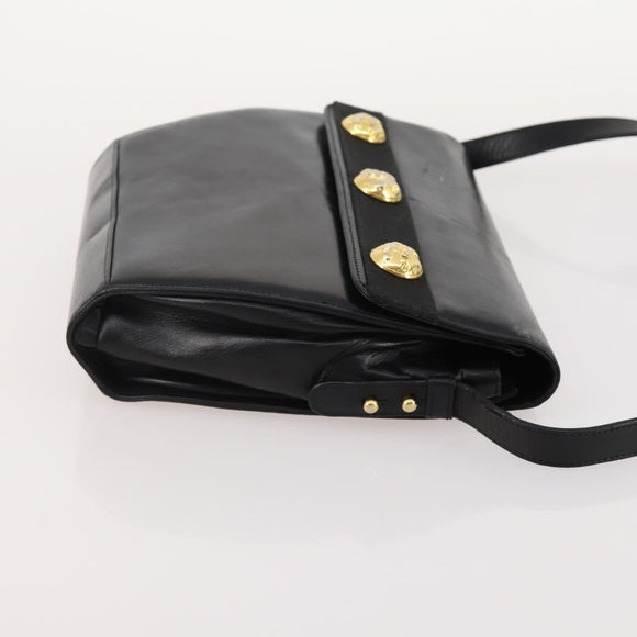 Salvatore Ferragamo Shoulder Bag Leather 2 Set Black Auth BA12347