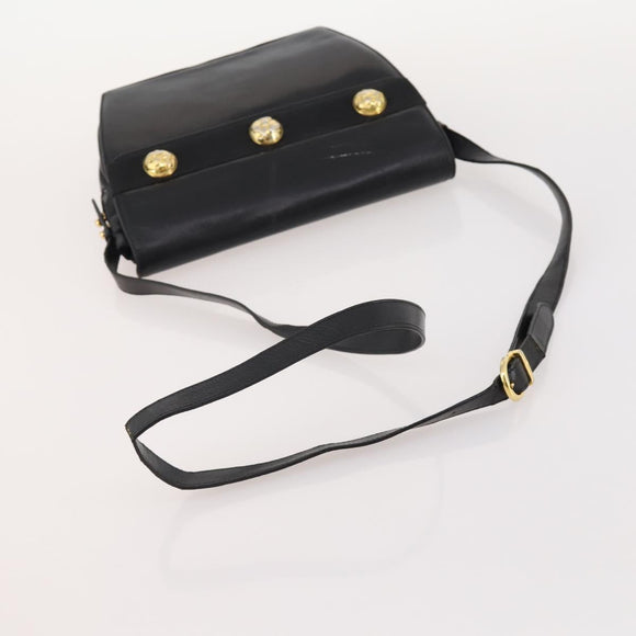 Salvatore Ferragamo Shoulder Bag Leather 2 Set Black Auth BA12347