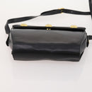Salvatore Ferragamo Shoulder Bag Leather 2 Set Black Auth BA12347-15
