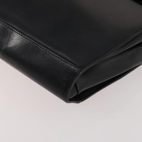 Salvatore Ferragamo Shoulder Bag Leather 2 Set Black Auth BA12347