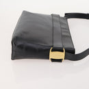 Salvatore Ferragamo Shoulder Bag Leather 2 Set Black Auth BA12347-4