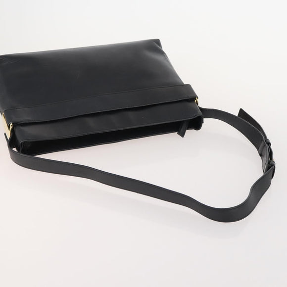 Salvatore Ferragamo Shoulder Bag Leather 2 Set Black Auth BA12347