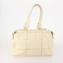 Salvatore Ferragamo Gancini Hand Bag Leather 2 Set Red White Auth BA12348-3
