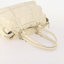 Salvatore Ferragamo Gancini Hand Bag Leather 2 Set Red White Auth BA12348-5