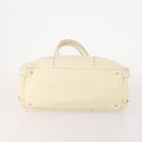 Salvatore Ferragamo Gancini Hand Bag Leather 2 Set Red White Auth BA12348-7