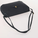 BALLY Shoulder Bag Leather 3 Set Navy Black Brown Auth BA12350-12
