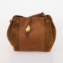 BALLY Shoulder Bag Leather 3 Set Navy Black Brown Auth BA12350-16