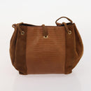 BALLY Shoulder Bag Leather 3 Set Navy Black Brown Auth BA12350-17