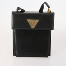BALLY Shoulder Bag Leather 3 Set Navy Black Brown Auth BA12350-2