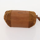 BALLY Shoulder Bag Leather 3 Set Navy Black Brown Auth BA12350-21