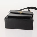 BALLY Shoulder Bag Leather 3 Set Navy Black Brown Auth BA12350-7