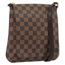 LOUIS VUITTON Damier Ebene Musette Salsa Long Shoulder Bag N51300 Auth BA12352-1
