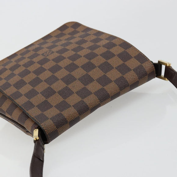 LOUIS VUITTON Damier Ebene Musette Salsa Long Shoulder Bag N51300 Auth BA12352