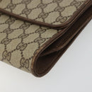 GUCCI GG Supreme Shoulder Bag PVC Beige Gold 904 02 050 Auth BA12354-11
